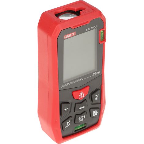 Uni-T LM100A Distanziometro laser rosso e grigio