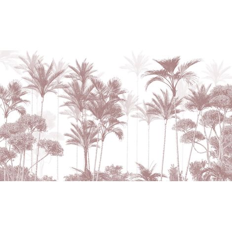 Papier peint panoramique - Forêt Tropicale - 130 cm x 73 cm (1/2)