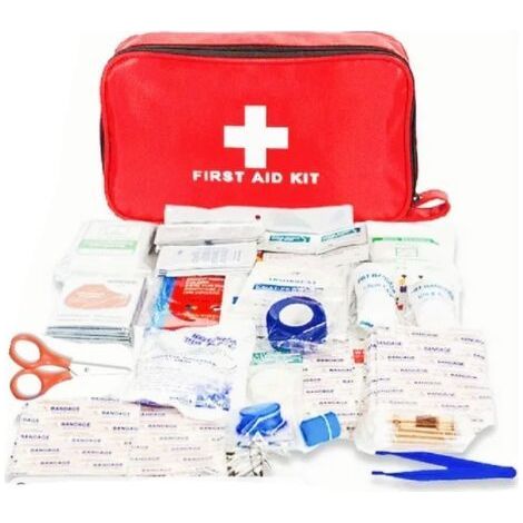 Mini Trousse Premier Secours 12 Pièces, Petite Trousse à Pharmacie, Kit Premier Secours pour Voiture Maison Lieu de Travail Voyage Camping Randonnée et Sports en Plein Air (1/5)