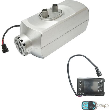 RISCALDATORE D’ARIA RISCALDATORI DA PARCHEGGIO PER L'AUTO RISCALDATORE PER AUTO, RISCALDATORE STAZIONARIO PORTATILE 12-24V, 5KW, display LCD, con telecomando