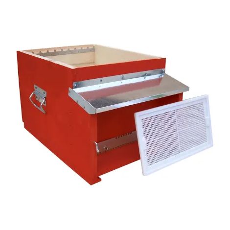 Arnia Dadant Blatt 10 favi solo nido fondo fisso antivarroa 21D 12kg - Rosso mattone