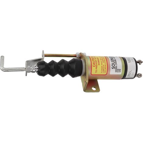12V Kraftstoffabsperrventil 36607197 Ersatz für Lister Petter LPW LPWS LPWT Motor (1/5)