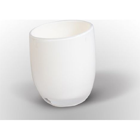 Tatkraft Porta bicchiere bianco compatto per bagno (1/4)