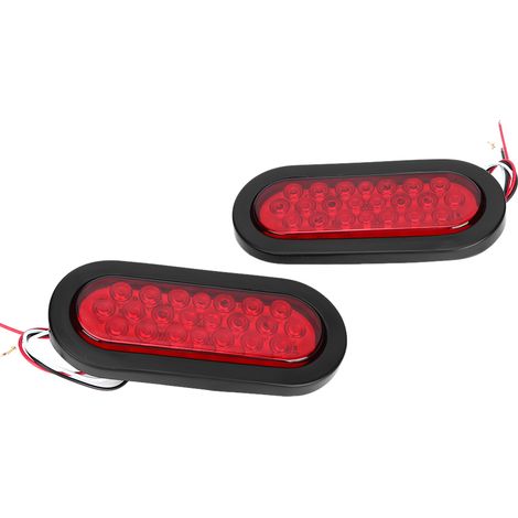 Ovale LED-Rückleuchten für Anhänger, 22 Dioden, 2er-Set (1/5)