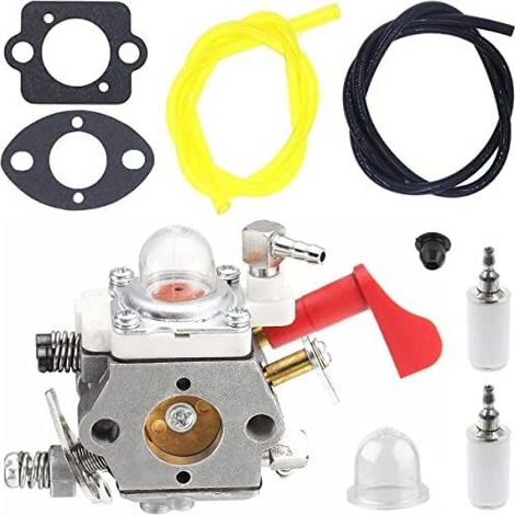 Ulisem Kit de carburateur pour modèles Hpi Baja 5B SS 5T FG Zenoah Cy Rovan KM, compatible avec les moteurs Walbro WT 668 et WT 997, avec filtre à carburant et conduite de carburant. (1/5)