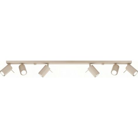 Deckenleuchten RING taupe 6xGU10 118cm Stahl Sollux (1/5)