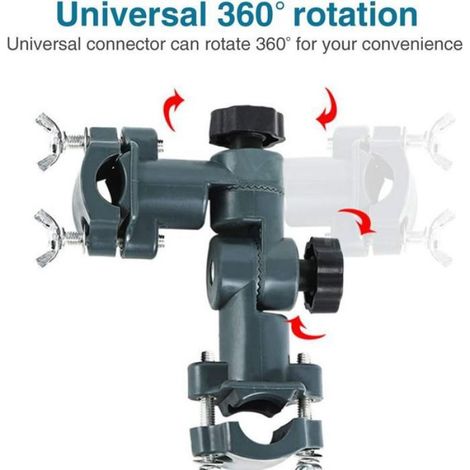 Support rotatif 360° robuste – canne à pêche, parapluie, chaise & accessoires inclus (1/5)