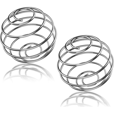 Lot de 2 boules mélangeuses en acier inoxydable, 2 pièces supplémentaires, shaker, fouet, shaker, tasse,  boule de mélange de protéines, boule de mélange de protéines en acier inoxydable