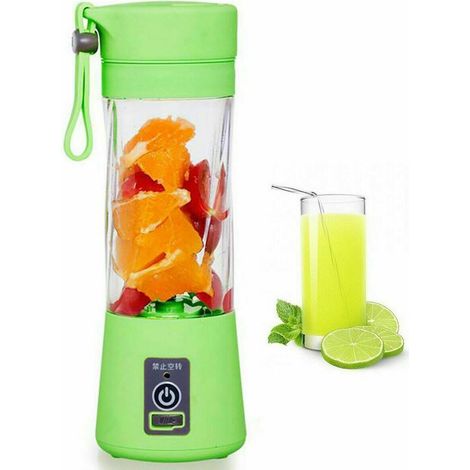 MINI FRULLATORE PORTATILE DA VIAGGIO SUCCO DI FRUTTA COPPA MIXER FRULLATI 380 ML