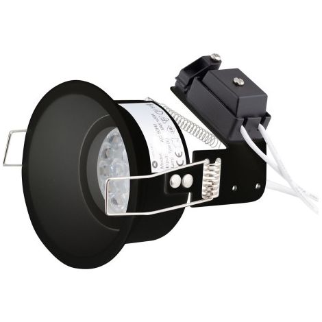 Faretto incasso rotondo nero GU10 50W Deep Maxlight