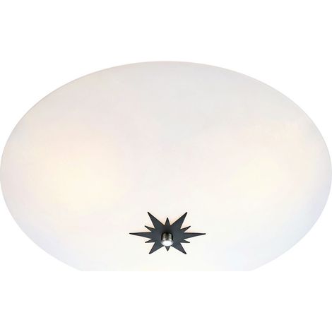 Markslojd ROSE Applique murale en verre 43 cm blanc, noir (1/3)