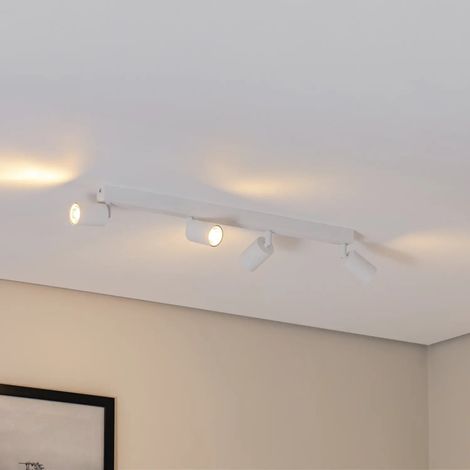 [GEBRAUCHT] B-Ware Top Deckenstrahler Deckenleuchte Weiß Metall Stahl Gu10 4 Flammig 83 Cm (1/2)