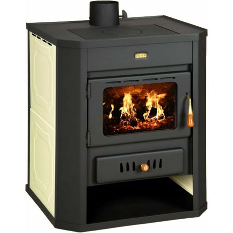 Estufa de leña con caldera Chimenea Calefacción central Prity WD W15 (1/5)