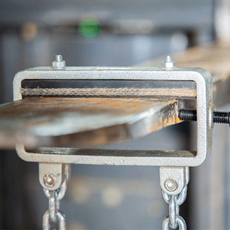 Crochet de Levage pour Fût en Acier - Élévateur à Chaîne Sécurisé et Robuste - Capacité de Charge 500 kg - Idéal pour la Manutention Industrielle (1/5)