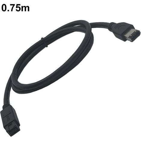FireWire-800-Kabel – 9-polig auf 6-polig – IEEE 1394b-konform – Zum Anschluss digitaler Geräte – Länge 1,8 m (1/5)