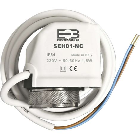 Actionneur thermique EOB, SEH01-NC, 230V, blanc