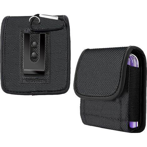 CSPARKV Cell Phone Case with Belt Clip for Samsung Galaxy Z Flip/Z Flip 5G/Z Flip 3 5G (Oxford Canvas)