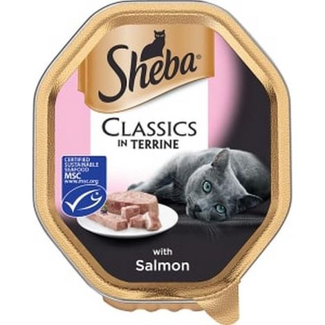 Sheba Alutray Classics Salmon In Terrine 85g PK22 - 717546 (1/2)