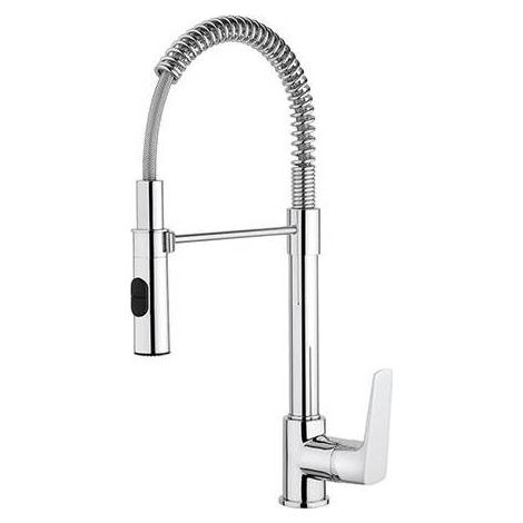 MISCELATORE MONOCOMANDO LAVELLO CON DOCCIA ESTRAIBILE Misura: Cromo