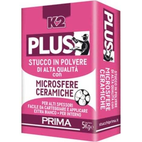 4 x STUCCO PLUS MICROSFERE CERAMICHE K2 DA 5 KG