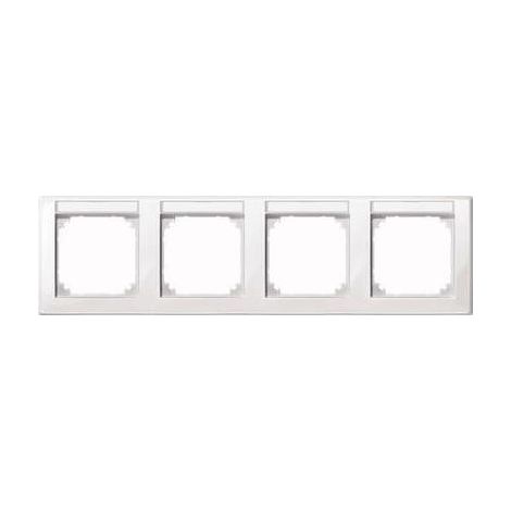 Cornice interruttore Merten 471425 senza viti finitura lucida