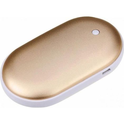 Neuer Taschenhandwärmer mit per USB aufladbarem 5200-mAh-Akku, Gold dee85 (1/3)