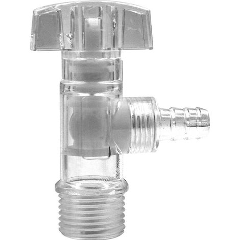 Robinet d’arrosage universel pour camion, vanne en nylon transparent filetage 1/2 pouce