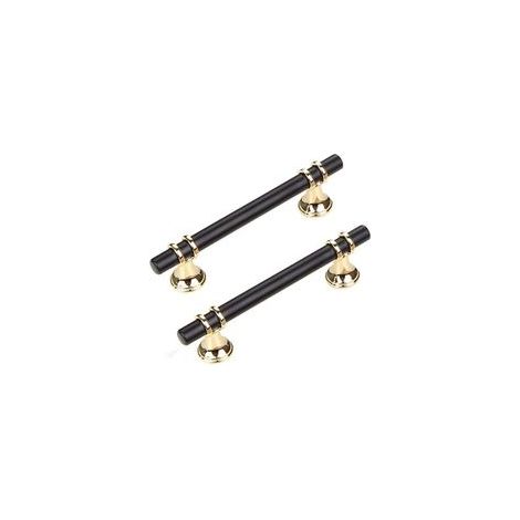 Set di 2 maniglie per mobili, maniglia per porta per porte della camera da letto, maniglia per porta moderna, maniglia per porta, maniglia moderna minimalista di lusso, maniglia per anta di armadio, m (1/2)