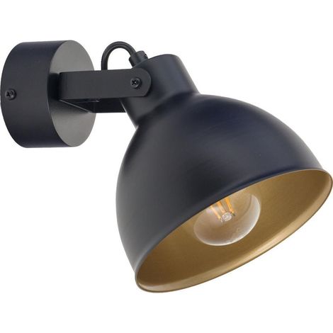 Sigma MARS Wandlampe Schwarz und Gold elegantes Design