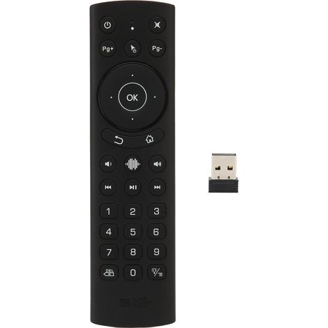Télécommande G20S PRO BT Bluetooth avec Rétroéclairage, Double Mode 2.4G et Contrôle Vocal pour Téléviseur, Projecteur, PC (1/5)