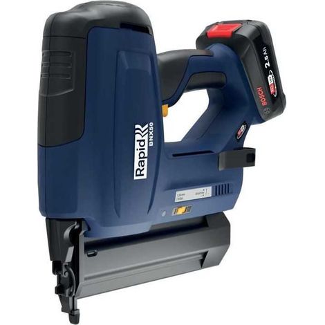 Bnx50 - Chiodatrice a batteria 18V per 8/20-50mm - Set + Batteria 2.5Ah + Caricabatterie - Rapido