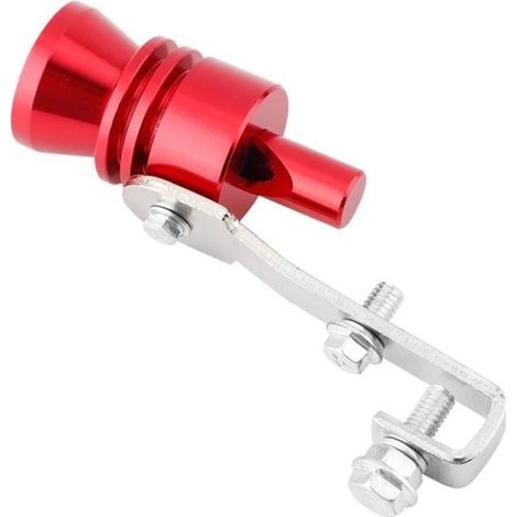 Universel Noir Turbo Sifflet tuyau échappement silencieux Sifflet Simulateur (1/4)