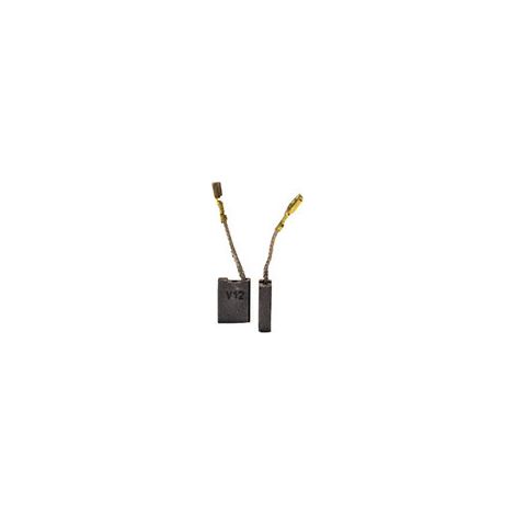 Juego de 2 carbones adaptables para Bosch, Skil. Dimensiones: 6,3 x 16 x 22 mm.