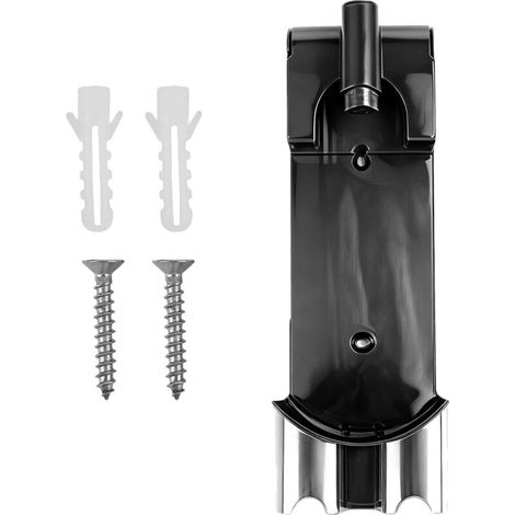Bardusch - Support mural compatible avec aspirateur Dyson V7/V8, support de charge, support mural, accessoire en plastique ABS, pour la maison (32 x 10 x 7,2 cm) (1/5)