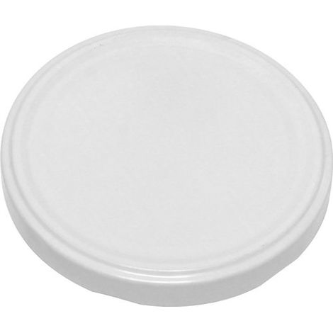 Couvercle de pot blanc, diamètre 82/6, 10 pièces