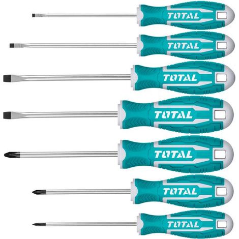Destornilladores TOTAL, juego de 7 THT2506072