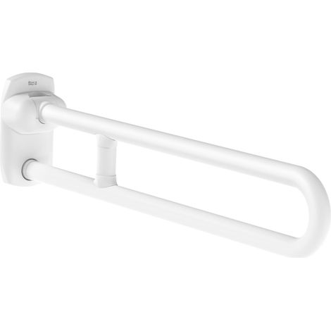 Asa de baño abatible acabado blanco 600mm COMFORT ACCESS - ROCA (1/2)