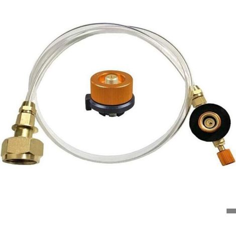 Adaptateur de Propane Tuyau de Rechange pour convertisseur de Tuyau Se connecte au Camping en Plein air Camping Cuisinière à (1/4)