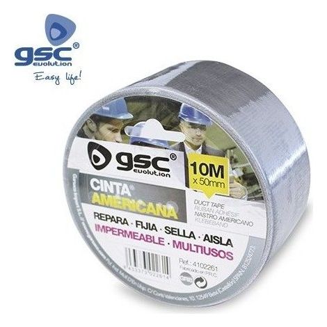 Graues 50mm wasserdichtes amerikanisches Klebeband 10M