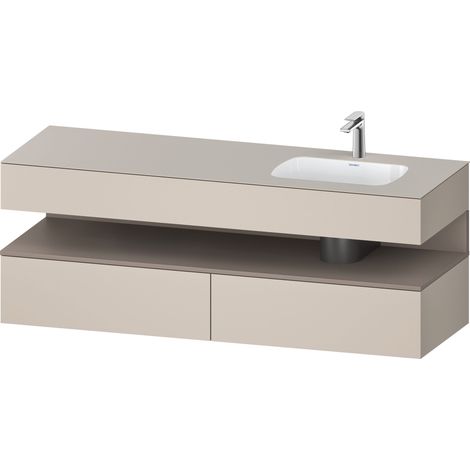 Duravit Collection One lavabo empotrado con base de lavabo (1/2)