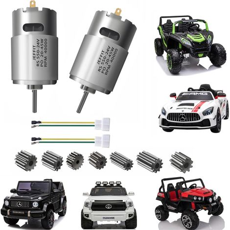 PIÈCES RS550 tr/min Moteur de Voiture Électrique pour Enfants Moteur Vitesse pour Voyage sur Pièces de Rechange de Voiture (1/5)