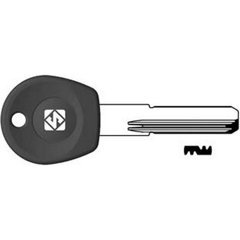 5PZ CHIAVI PUNZONATE PER CILINDRI MOIA 4+7+3 SPINE MO3RP - MO3RP