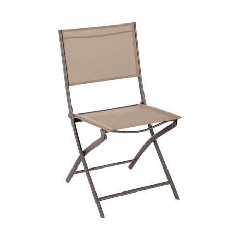 SEDIA PIEGHEVOLE MODULA TONKA E TEXTILENE BEIGE (1/2)