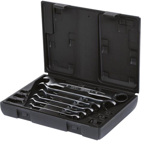 KS Tools GEARplus Ratschenringmaulschlüssel-Satz, 6-tlg (1/4)