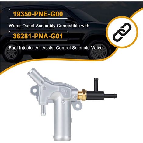 Convient pour l'électrovanne de commande d'injection d'air 36281-PNA-G02, applicable aux CRV Stream 2.0L et 2.4L (2001-2007) 19350-PNE-G00