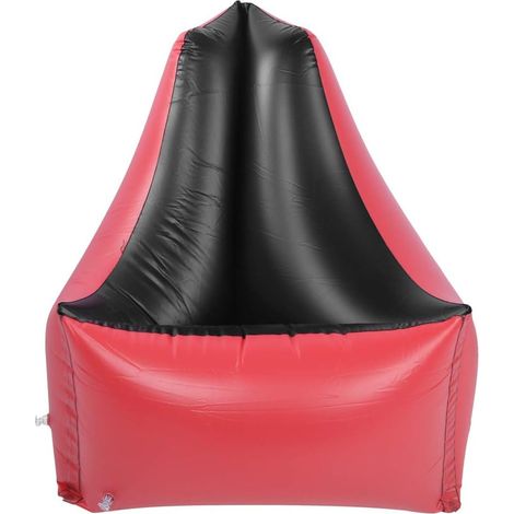 Air Lounger Gonflable, Air Outdoor Chaise Longue Pliable Gonflable à Eau Canapés Matelas D'air pour Le Repos De L'après-Midi Camping Rouge (1/2)