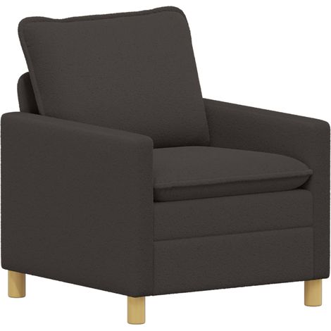 Canapé Gris foncé 76 x 81 x 87,5 cm Tissu vidaXL (1/5)