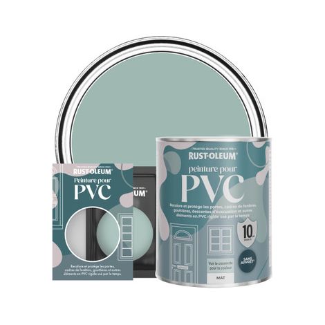 Peinture pour PVC, Finition Mate - Bleu littoral (1/3)