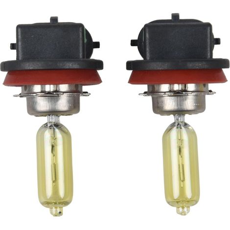 2 ampoules halogènes H8 35 W jaunes HID xénon pour phares antibrouillard, 2500 K, 12 V (1/5)
