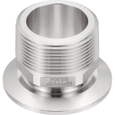 Adaptateur de 2 pouces en TC Tri Clamps en acier inoxydable 304 (1/5)